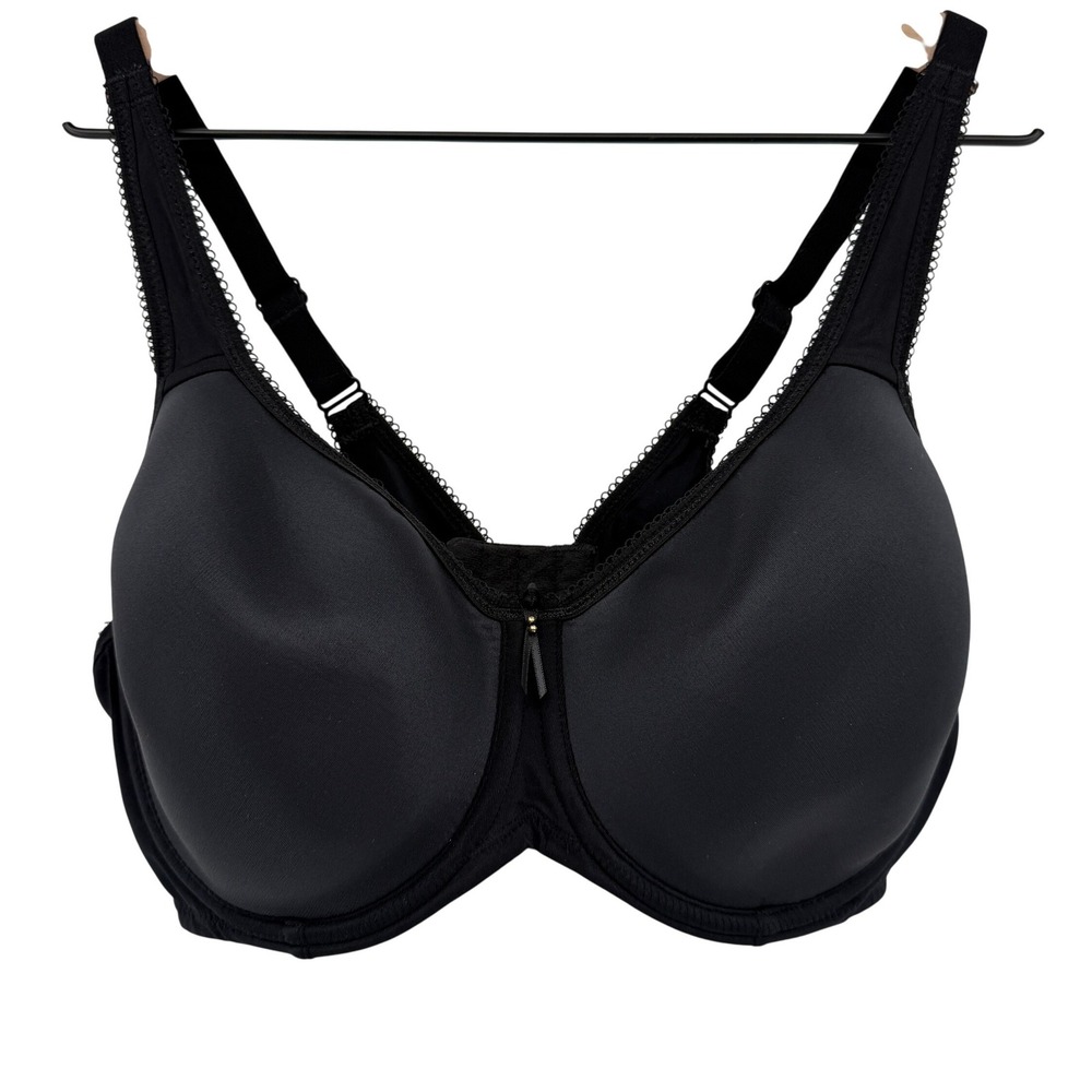 Wacoal Basic Beauty Spacer Underwire T-Shirt Bra Black 38D 853192 Lightly Padded
